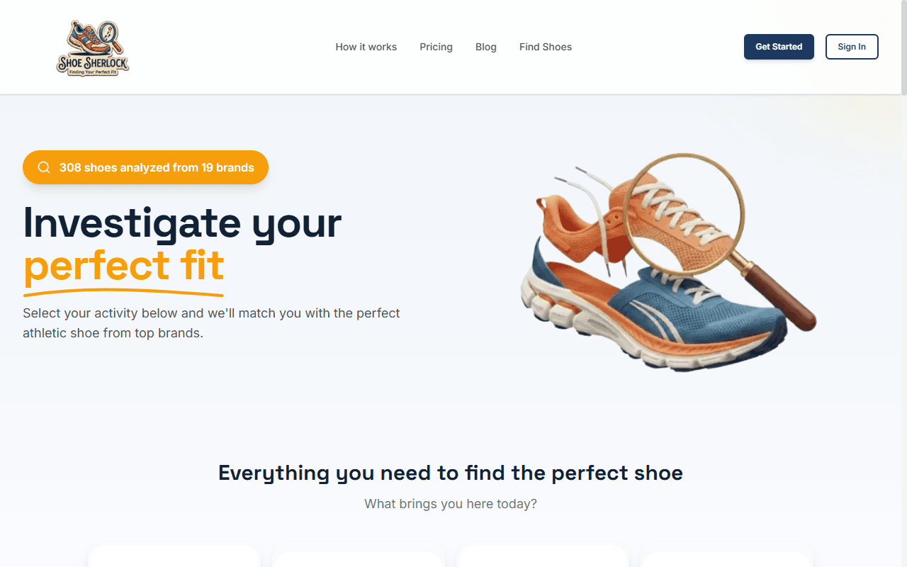 Shoe Sherlock - Investigate your perfect fit